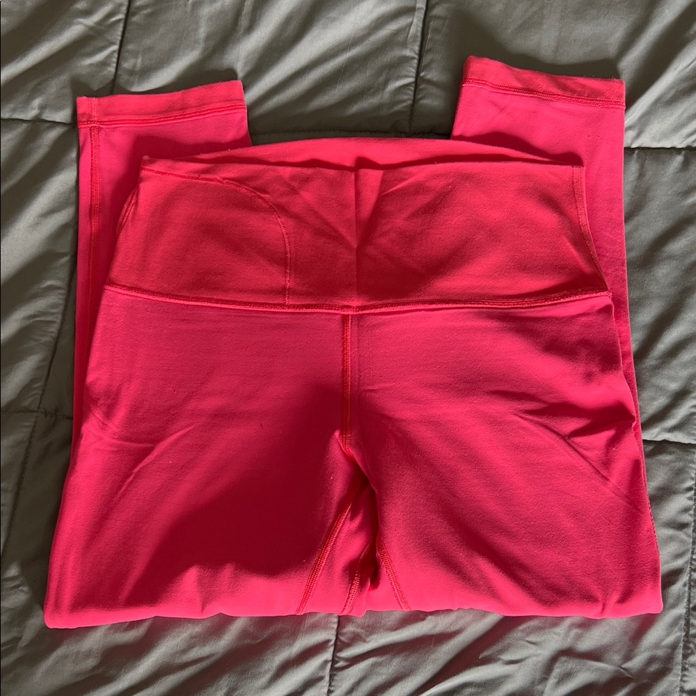 Lululemon Athletica Neon Pink Leggings
